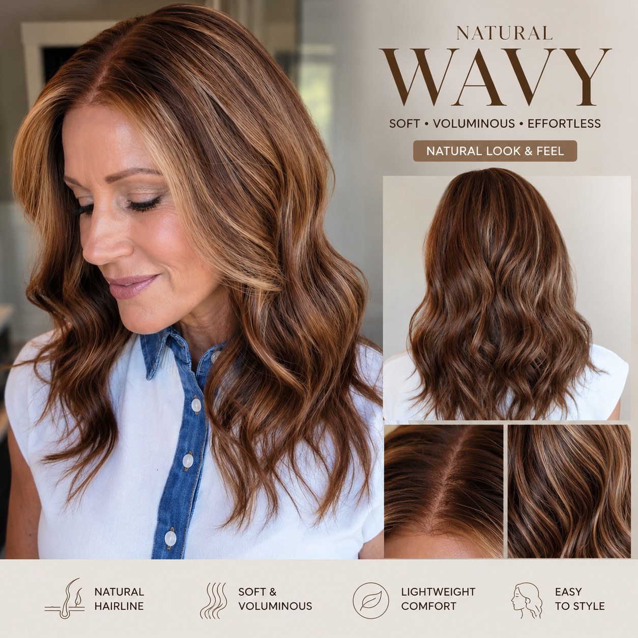 ⚡ Final Hours – Up to 80% Off🌷💥Straight HD Transparent Lace Front Wigs Human Hair