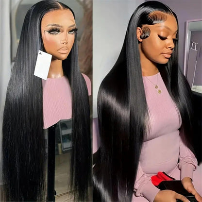⚡ Final Hours – Up to 80% Off🌷💥Straight HD Transparent Lace Front Wigs Human Hair