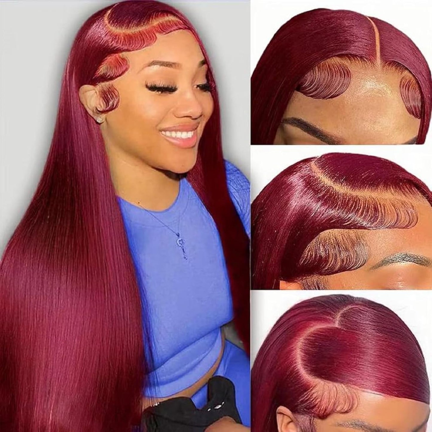 ⚡ Final Hours – Up to 80% Off🌷💥Straight HD Transparent Lace Front Wigs Human Hair