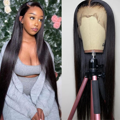 ⚡ Final Hours – Up to 80% Off🌷💥Straight HD Transparent Lace Front Wigs Human Hair