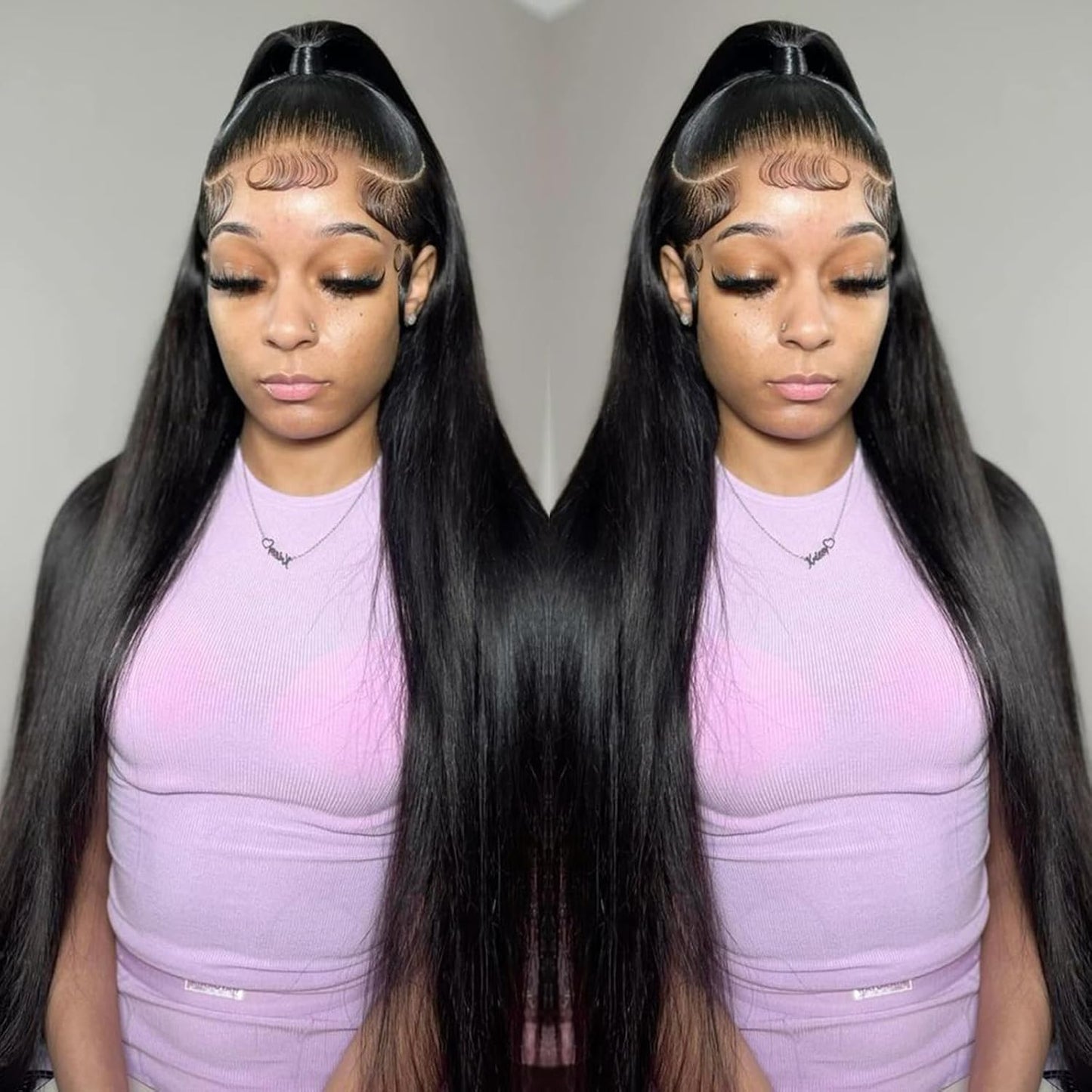 ⚡ Final Hours – Up to 80% Off🌷💥Straight HD Transparent Lace Front Wigs Human Hair