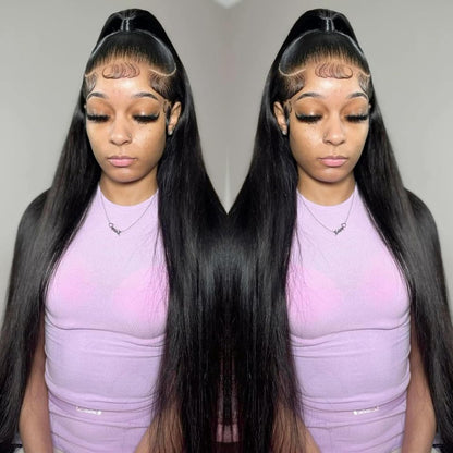 ⚡ Final Hours – Up to 80% Off🌷💥Straight HD Transparent Lace Front Wigs Human Hair
