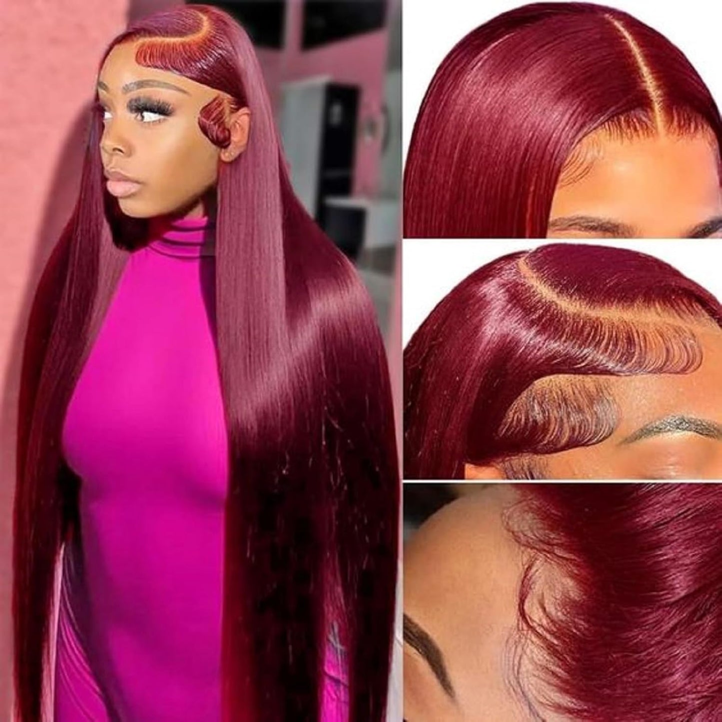 ⚡ Final Hours – Up to 80% Off🌷💥Straight HD Transparent Lace Front Wigs Human Hair