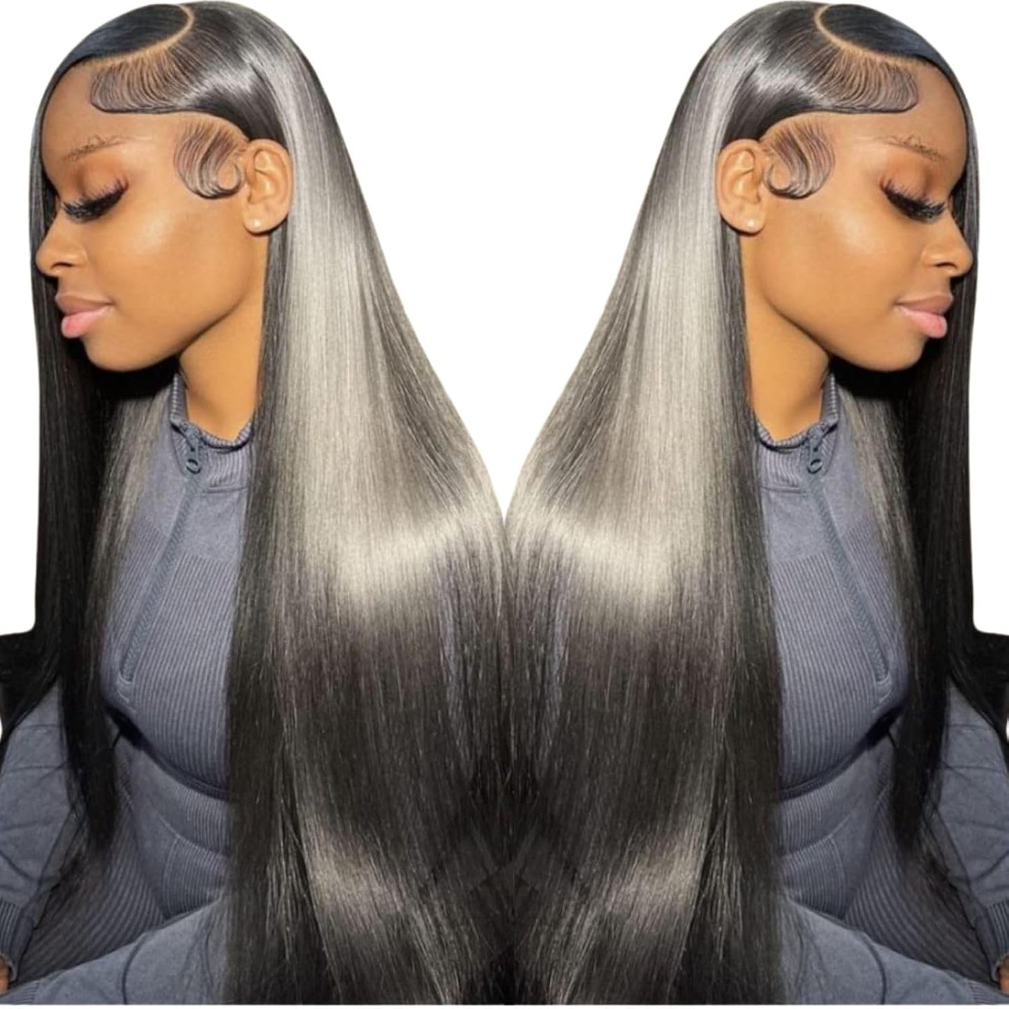⚡ Final Hours – Up to 80% Off🌷💥Straight HD Transparent Lace Front Wigs Human Hair