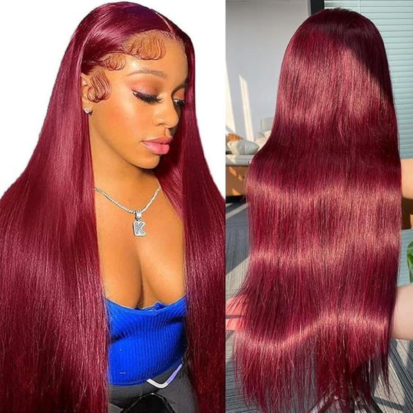 ⚡ Final Hours – Up to 80% Off🌷💥Straight HD Transparent Lace Front Wigs Human Hair