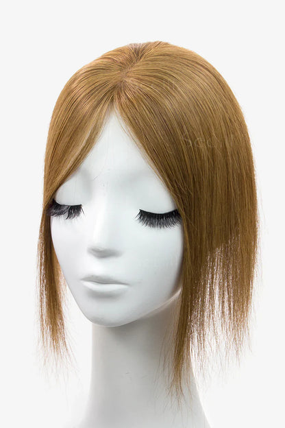 Flavia Silk Top Remy Human Hair Topper Extra light Brown #10